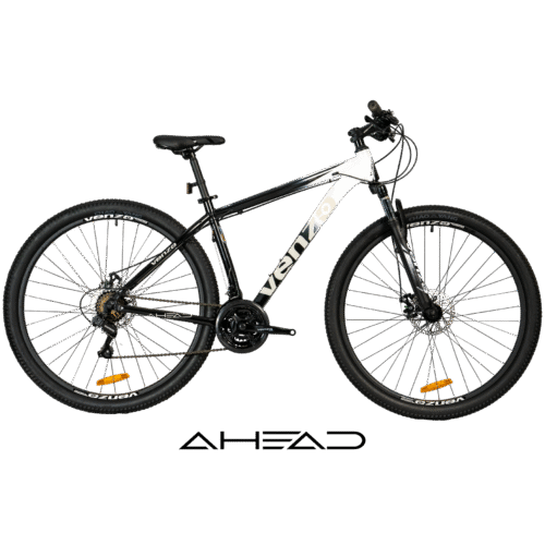 BICI-VENZO-AHEAD-2025-21-VEL-NEGRO-BLANCO BICICLETA VENZO AHEAD RODADO 29 NUEVA LINEA 2025 - 21 VELOCIDADES SHIMANO
