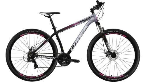 gris-negro-fucsia-blanco BICICLETA OXEA RIDDICH RODADO 29 21 VELOCIDADES SHIMANO TOURNEY