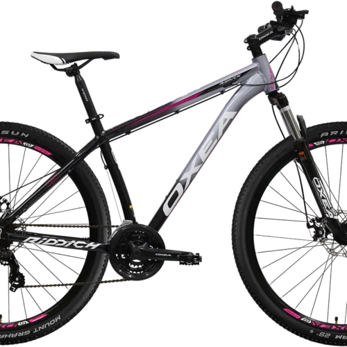 gris-negro-fucsia-blanco BICICLETA OXEA RIDDICH RODADO 29 21 VELOCIDADES SHIMANO TOURNEY