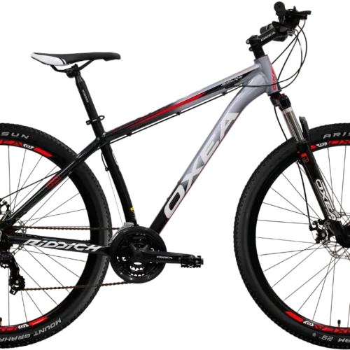 gris-negro-roja-blanco BICICLETA OXEA RIDDICH RODADO 29 21 VELOCIDADES SHIMANO TOURNEY