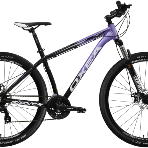 lila-negro-blanco BICICLETA OXEA RIDDICH RODADO 29 21 VELOCIDADES SHIMANO TOURNEY