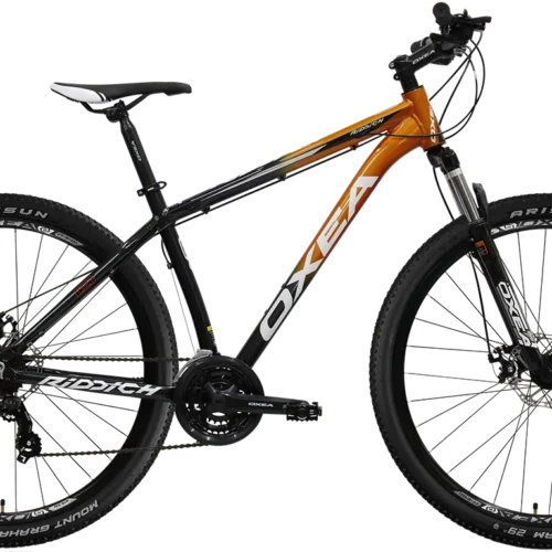 naranja-negro-blanco BICICLETA OXEA RIDDICH RODADO 29 21 VELOCIDADES SHIMANO TOURNEY