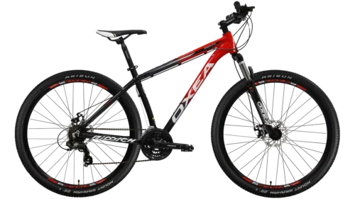 rojo-negro-blanco BICICLETA OXEA RIDDICH RODADO 29 21 VELOCIDADES SHIMANO TOURNEY