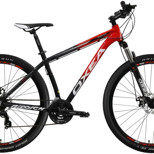 rojo-negro-blanco BICICLETA OXEA RIDDICH RODADO 29 21 VELOCIDADES SHIMANO TOURNEY