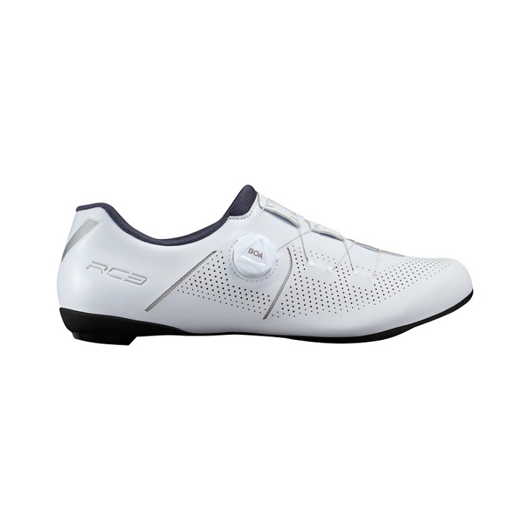 ZAPATILLAS CICLISMO RUTA SHIMANO RC302 T.43 BLANCAS BOA