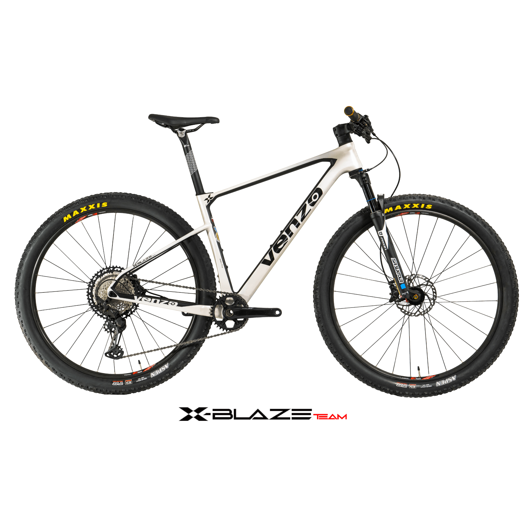 X-BLAZE-TEAM-1X12-SHIMANO-XT-BL-NG BICICLETA RODADO 29 VENZO X-BLAZE TEAM 2025 1X12 VEL. FULL SHIMANO XT (CONSULTAR STOCK)