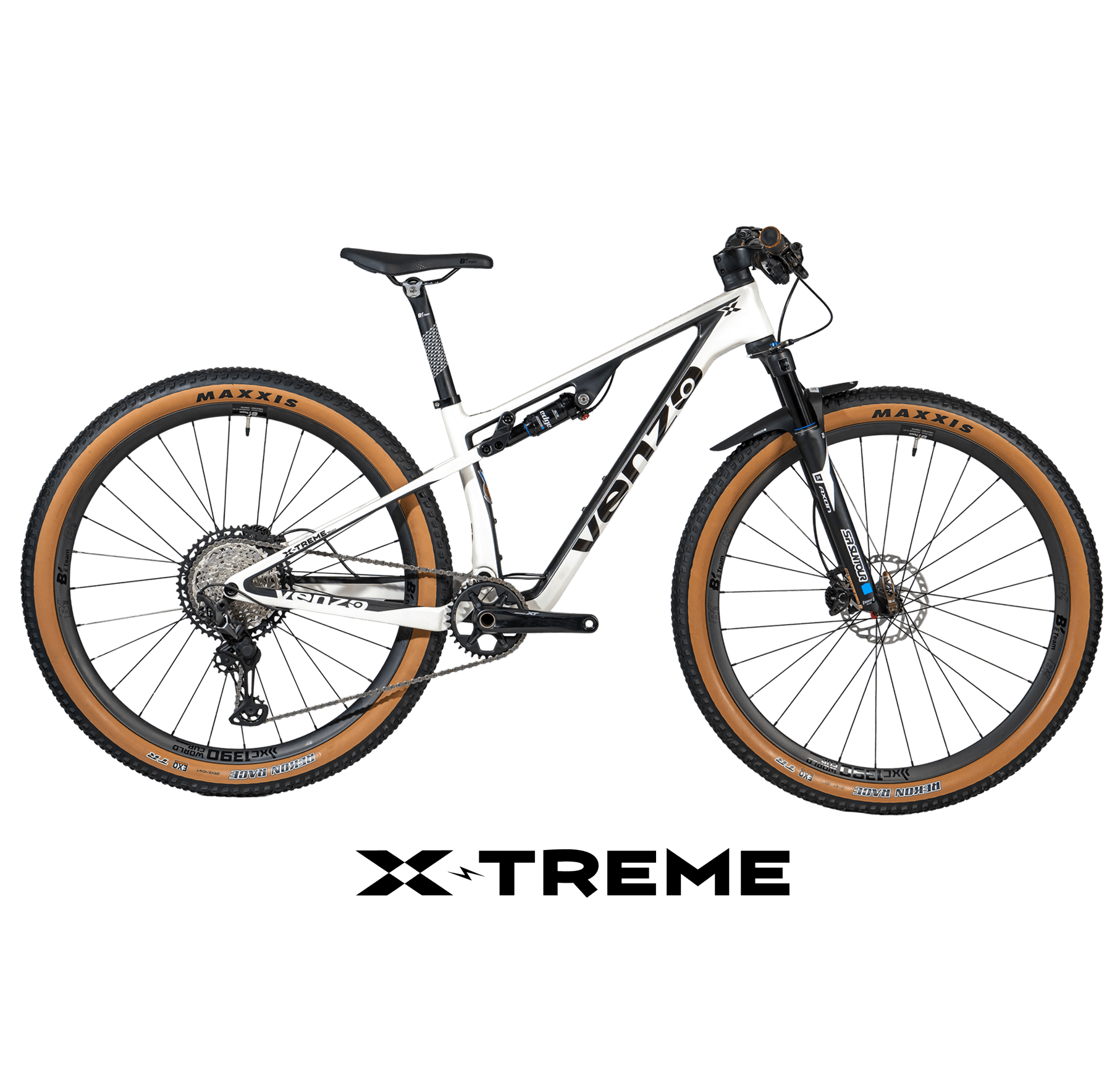 X-TREME-TEAM-BLANCANEGRA BICICLETA RODADO 29 VENZO X-TREME 1X12 VEL FULL SHIMANO XT (CONSULTAR STOCK)