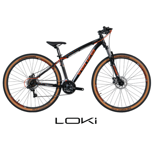 BICI-VENZO-LOKI-NEGRO-ROJO-CELESTE BICICLETA RODADO 29 VENZO LOKI 2025 FRENO MECANICO